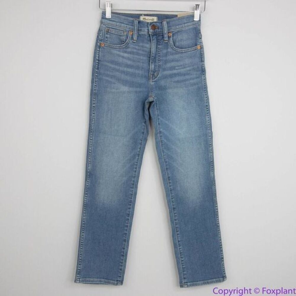 NEW Madewell Stovepipe Jeans in Euclid Wash, 23, ND526 - Picture 2 of 16